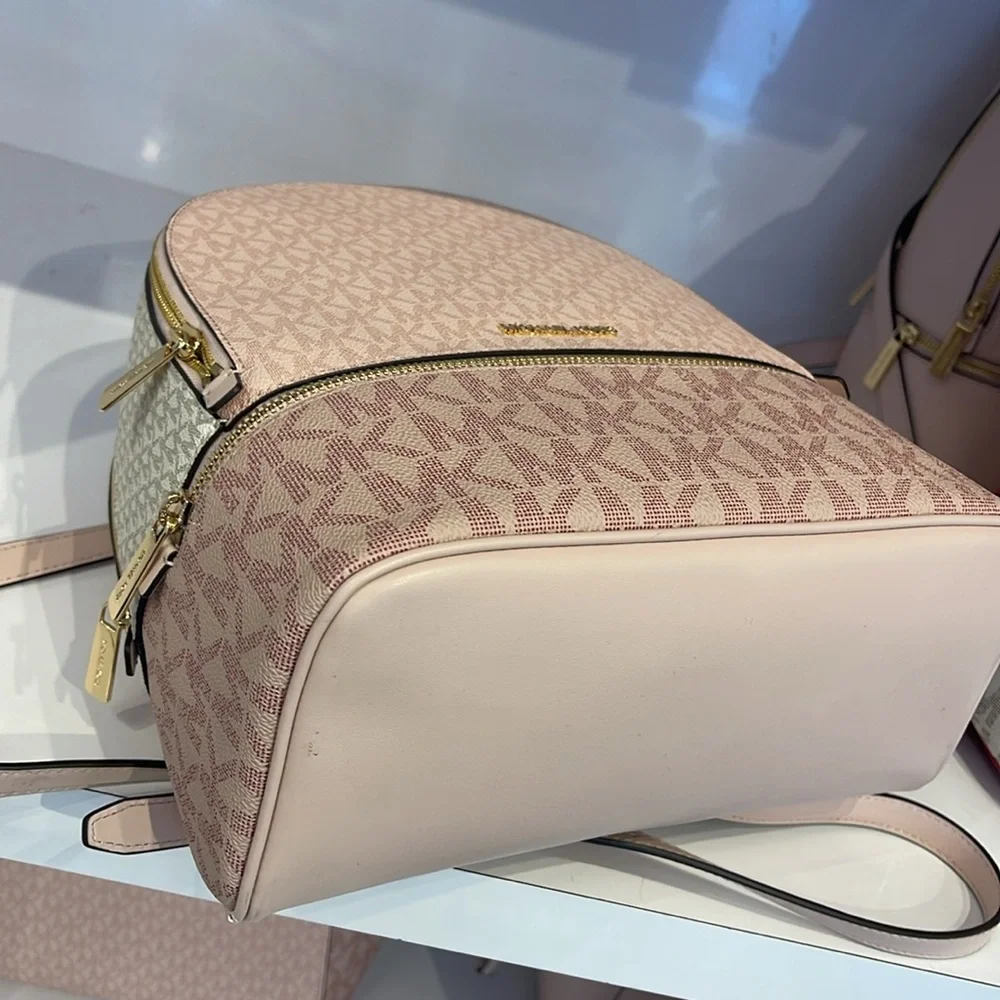 MICHAEL KORS Rhea Medm Zip Color-Block Signature Logo Backpack
PWD BLSH MLT
NWT - Picture 6 of 16